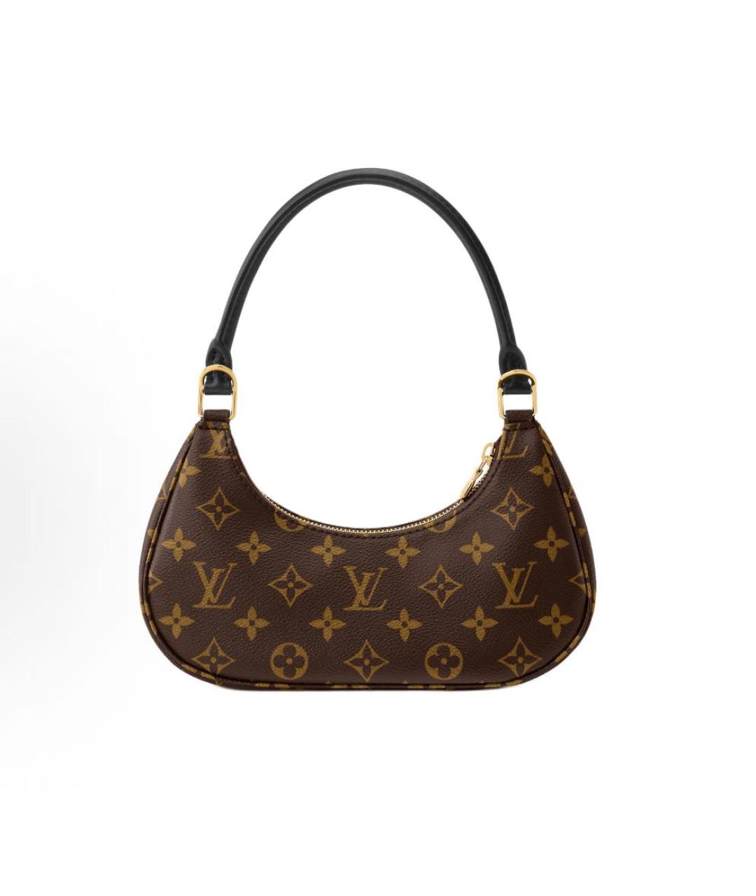LOUIS VUITTON Коричневая сумка через плечо, фото 3