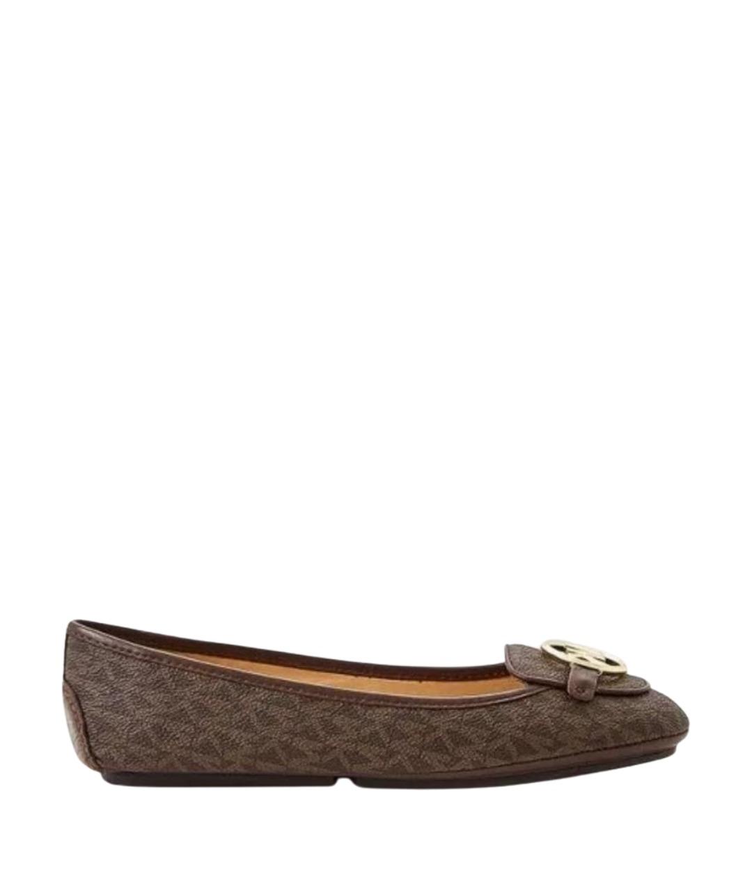 MICHAEL KORS Коричневые балетки, фото 1