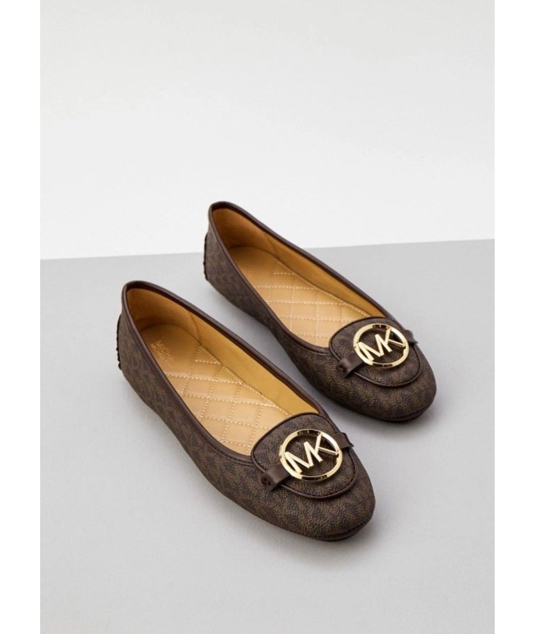 MICHAEL KORS Коричневые балетки, фото 3