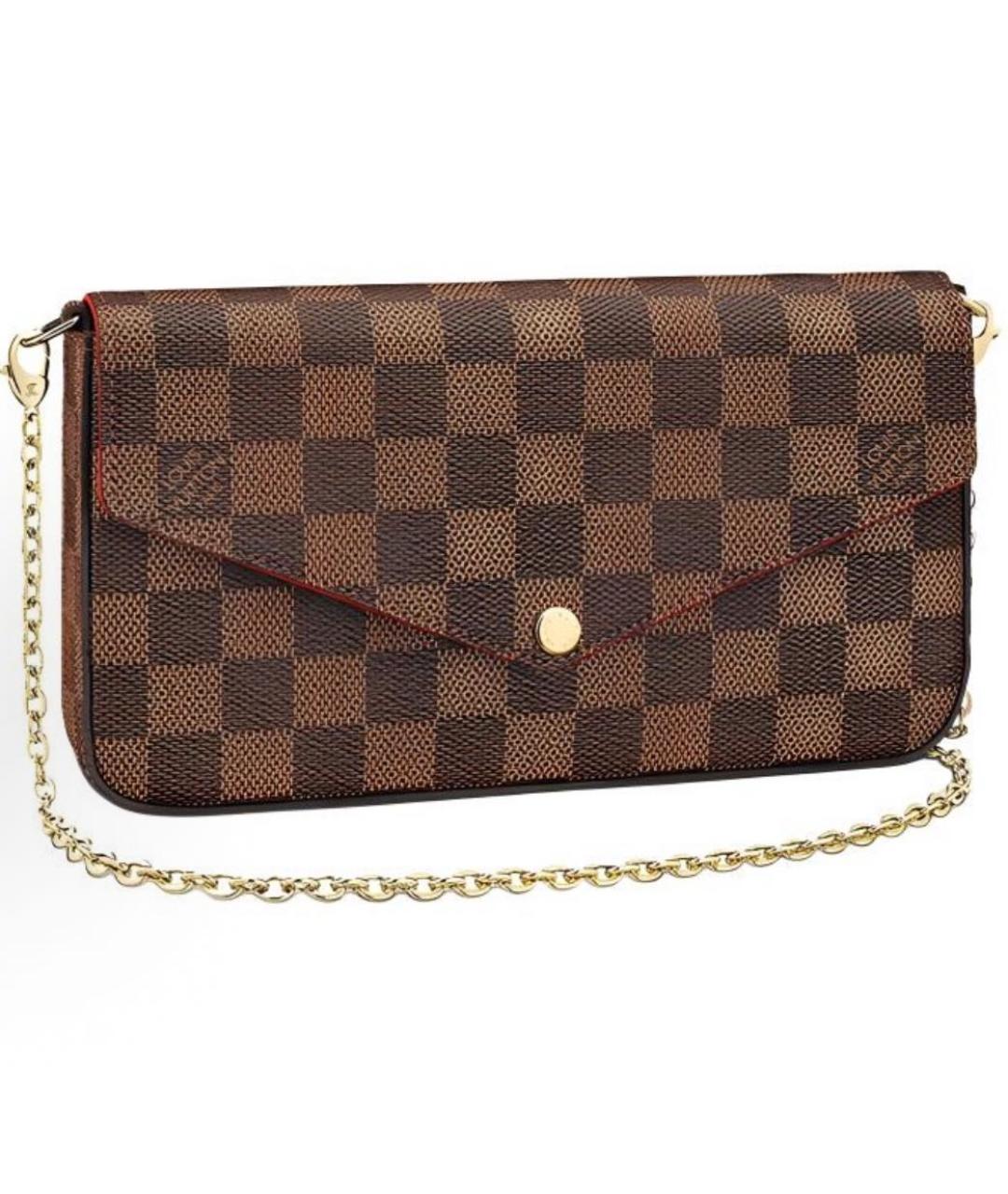 LOUIS VUITTON Коричневая сумка через плечо, фото 5