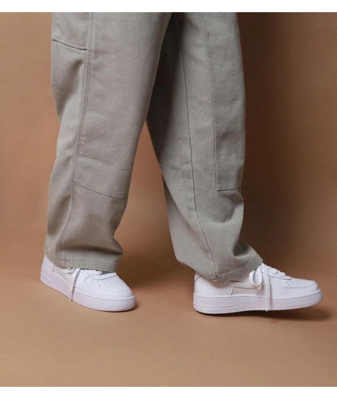 NIKE Белые кожаные кроссовки, фото 7