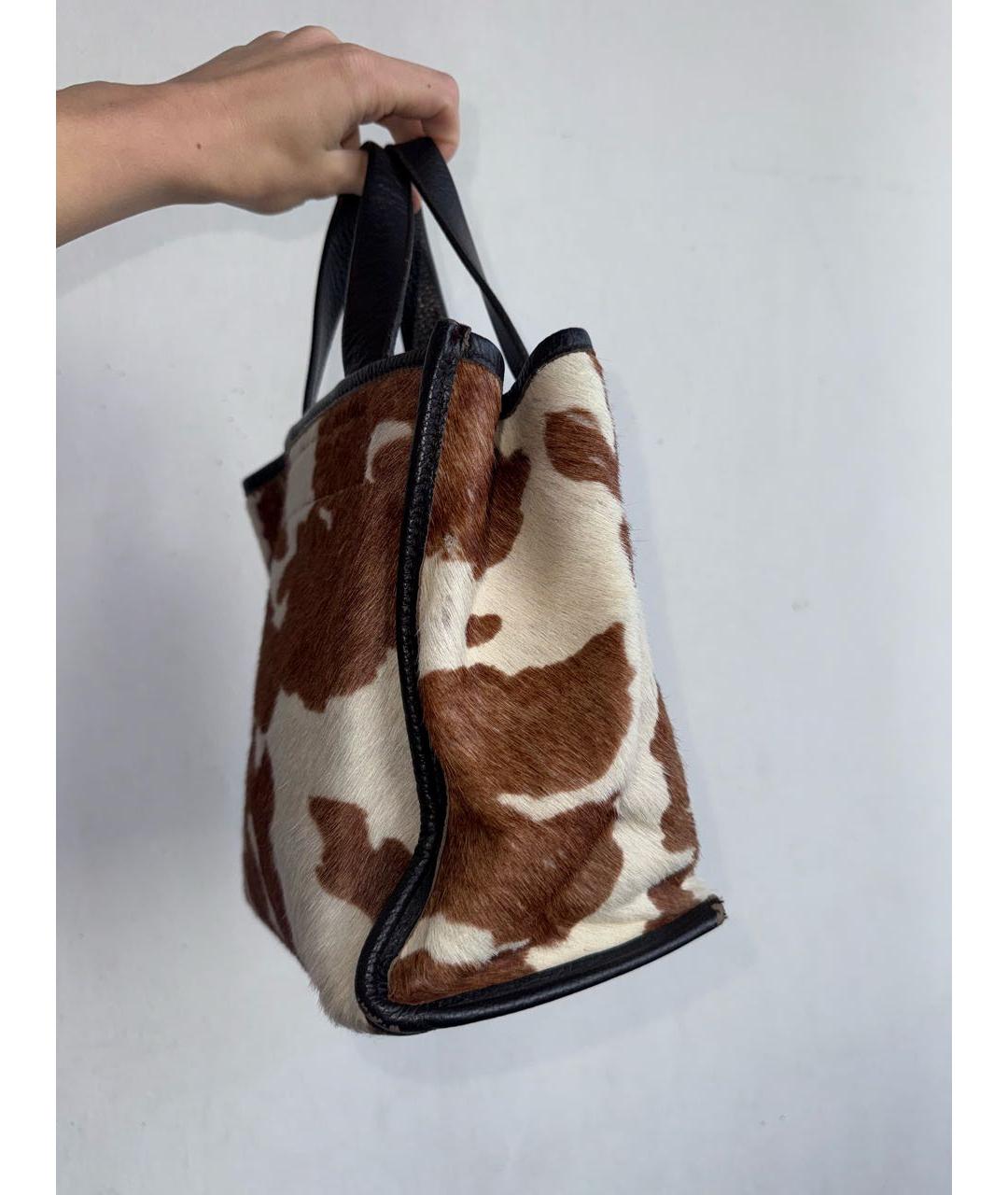 FURLA Мульти шерстяная сумка с короткими ручками, фото 5