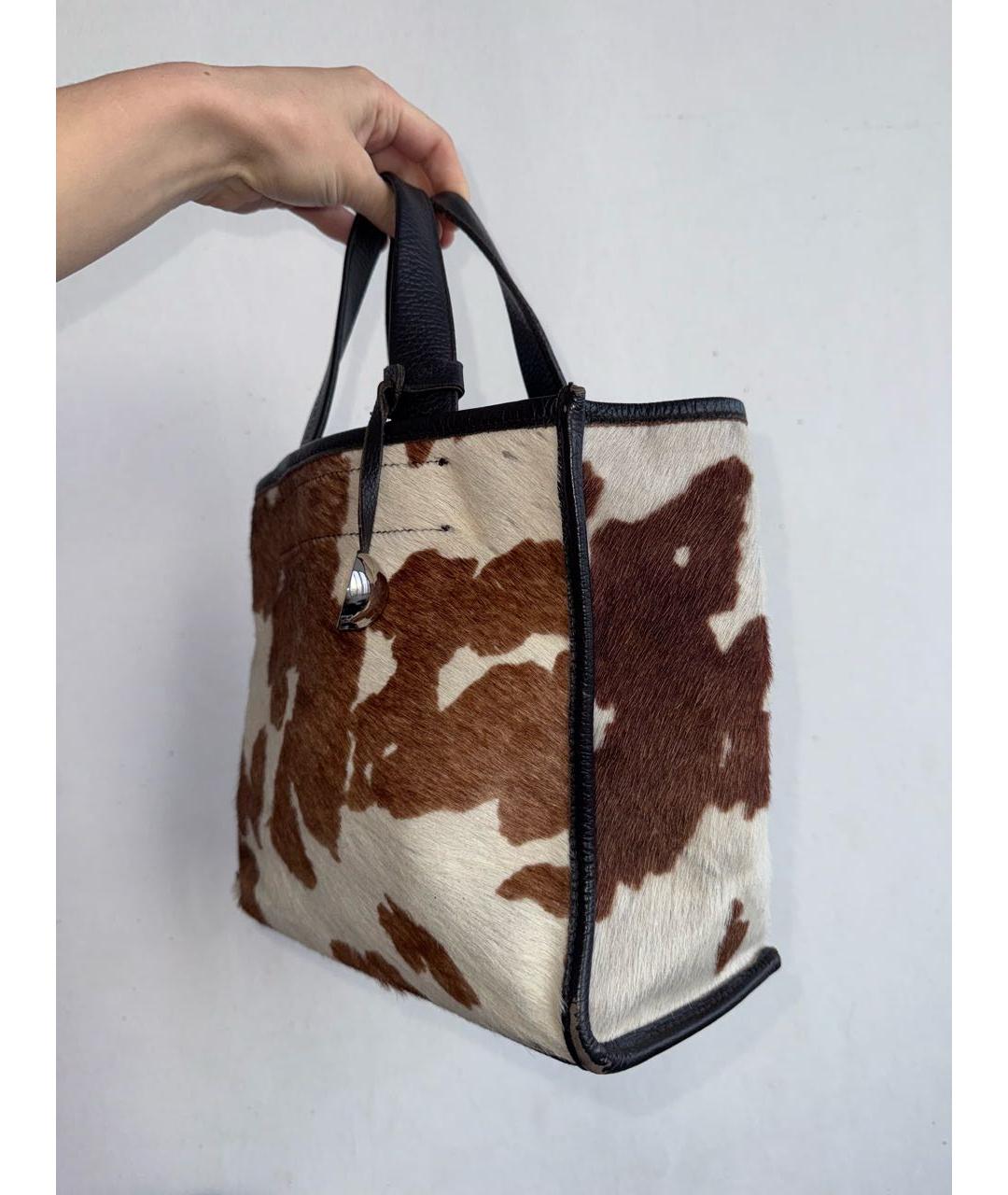 FURLA Мульти шерстяная сумка с короткими ручками, фото 2