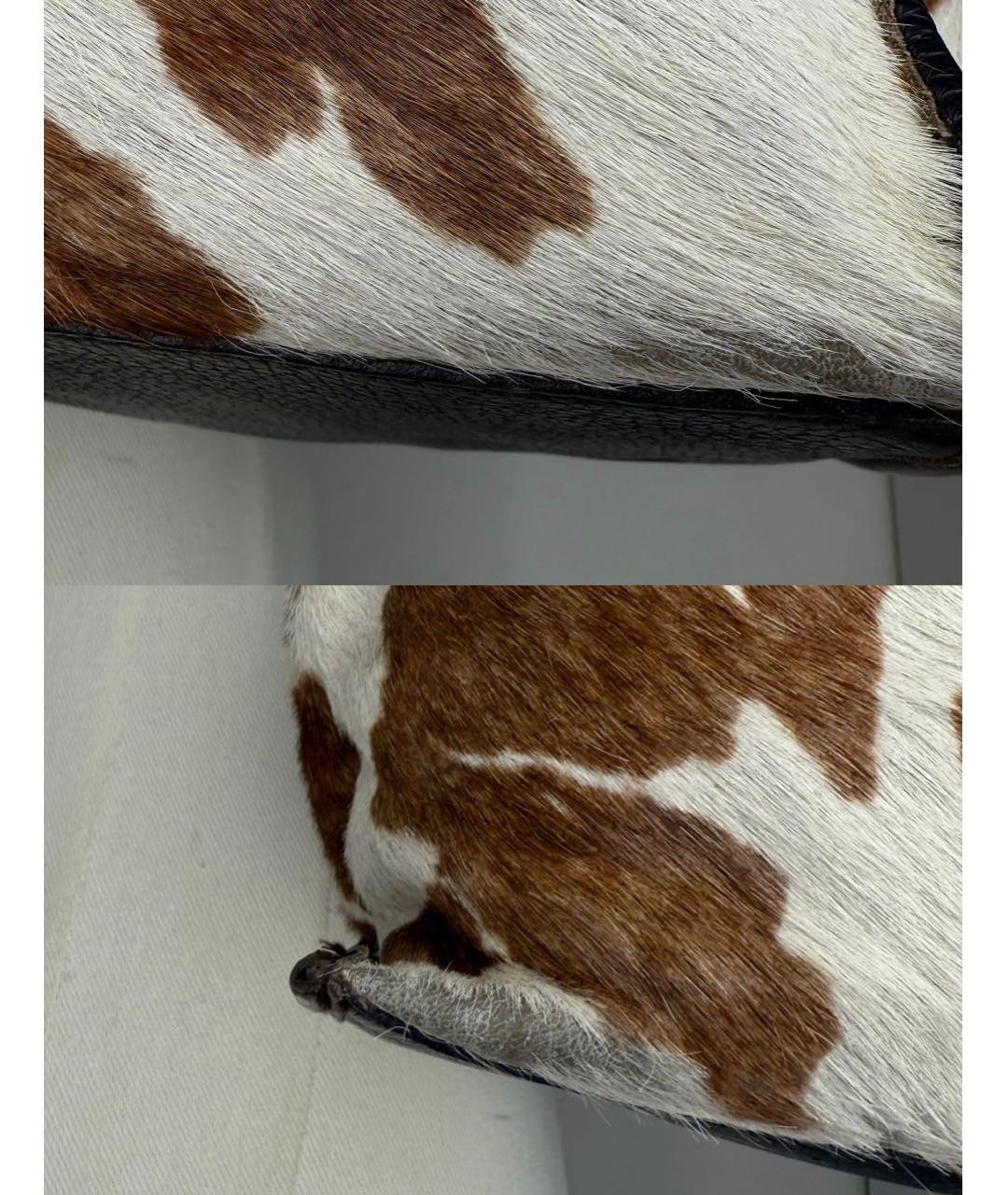 FURLA Мульти шерстяная сумка с короткими ручками, фото 8