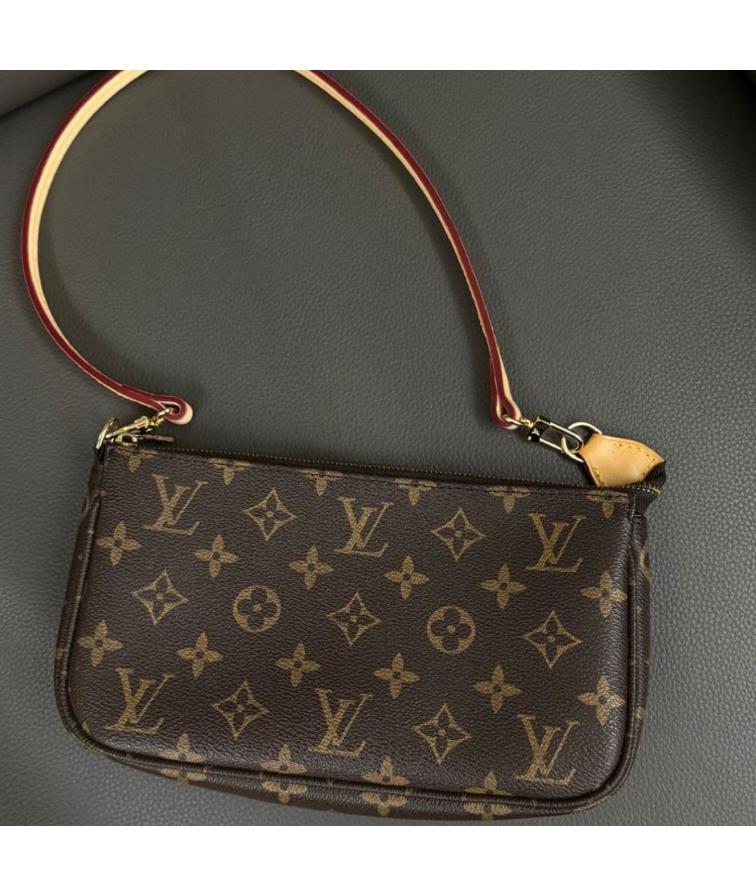 LOUIS VUITTON Коричневая сумка через плечо, фото 3
