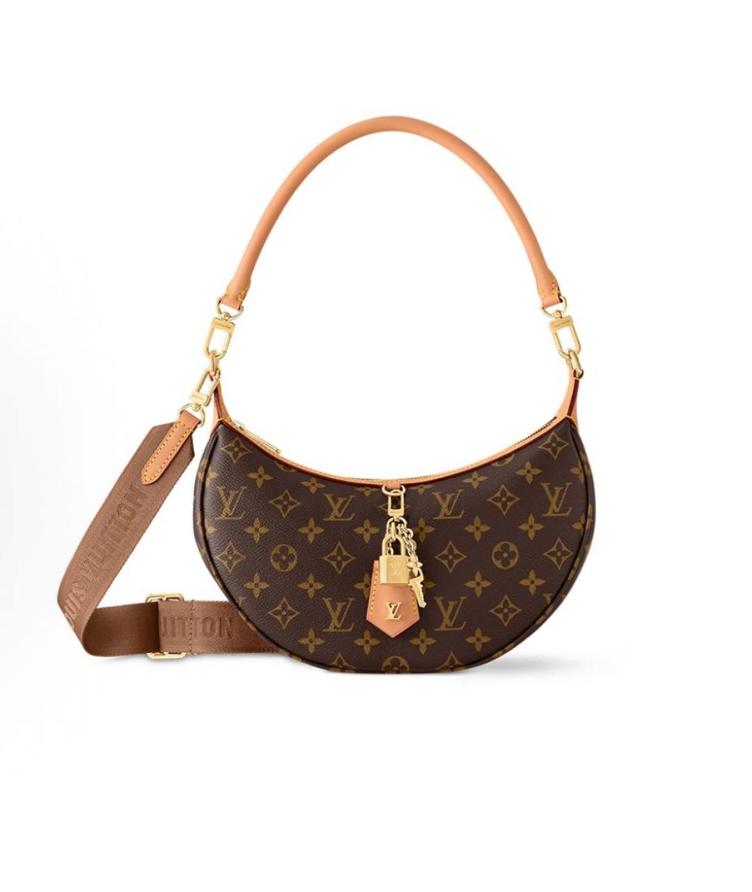 LOUIS VUITTON Коричневая сумка через плечо, фото 4