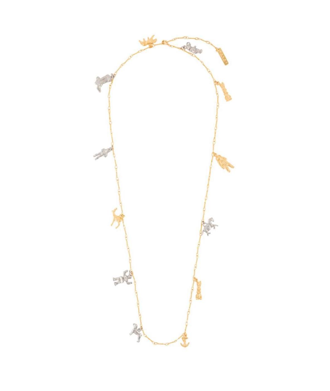 MARNI Золотое металлическое колье, фото 1