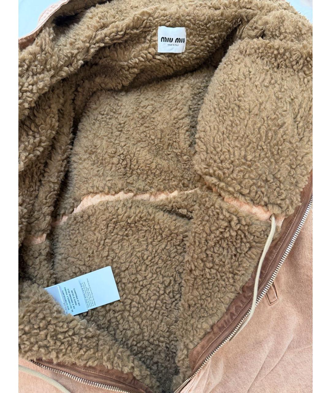 MIU MIU Коричневая парка, фото 5