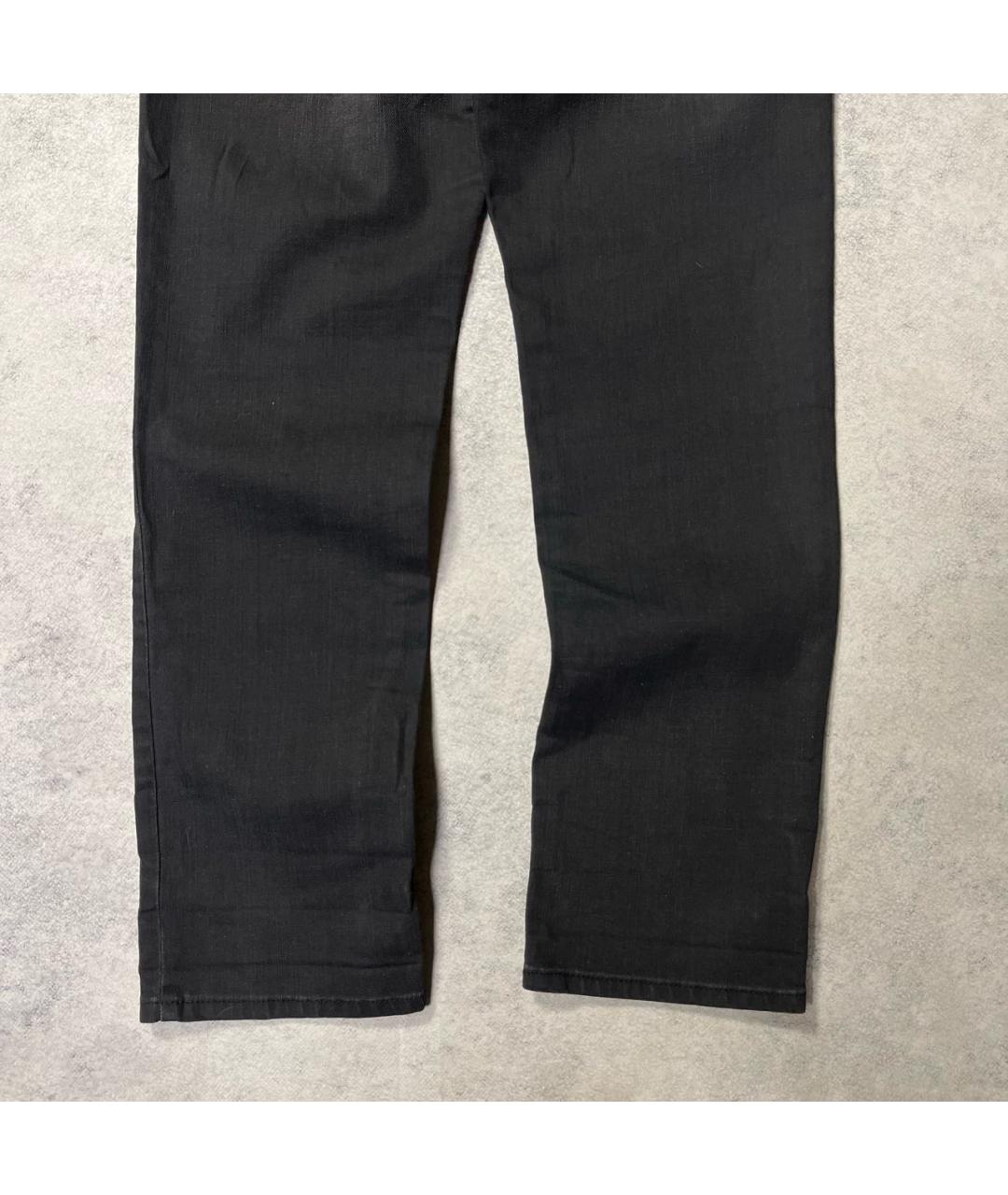 STELLA MCCARTNEY Антрацитовые хлопко-эластановые прямые джинсы, фото 6