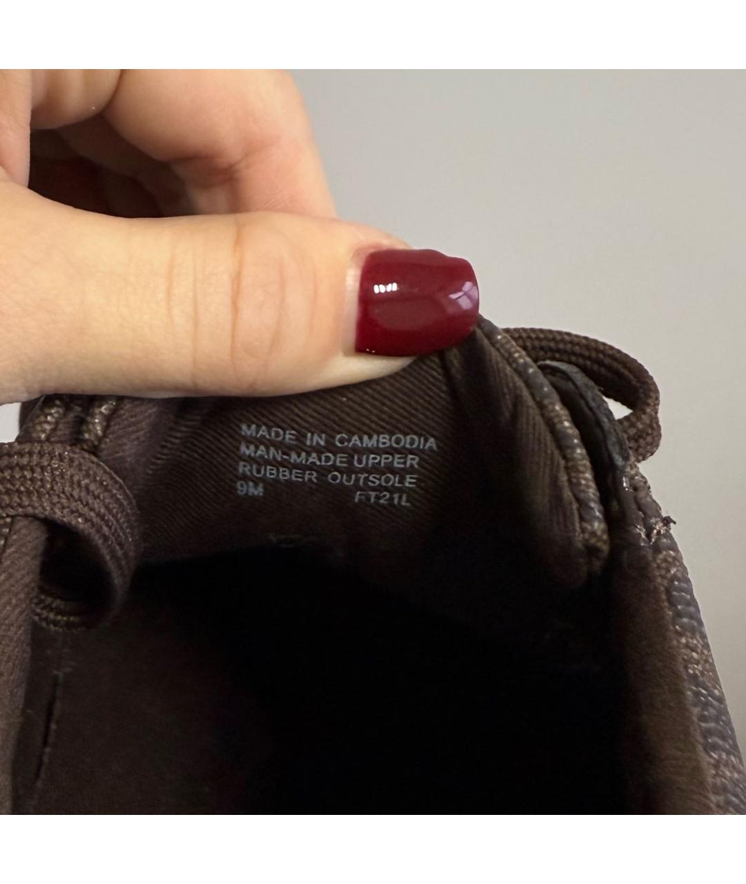 MICHAEL KORS Коричневые кожаные кеды, фото 7