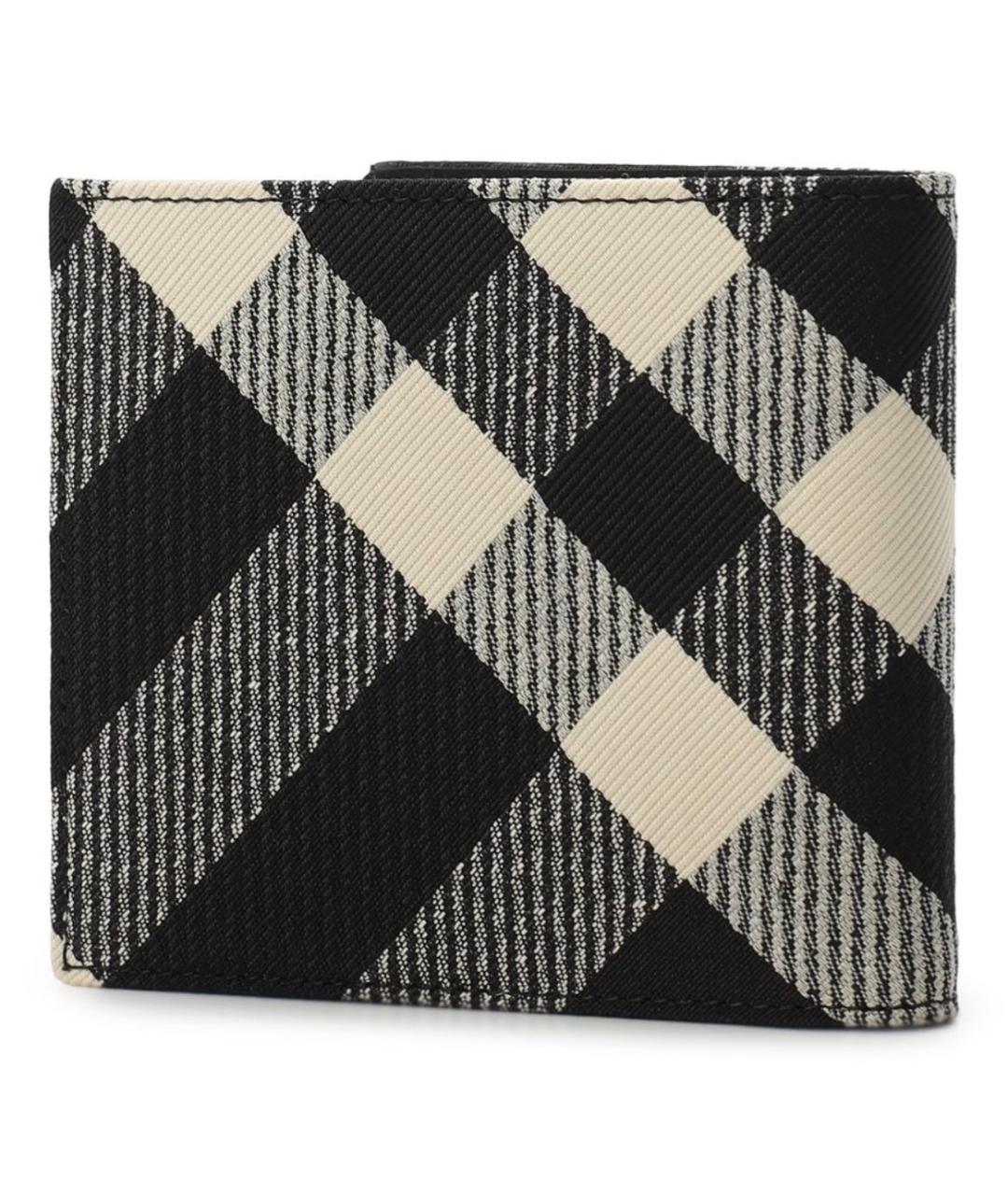 BURBERRY Черный кожаный кошелек, фото 2