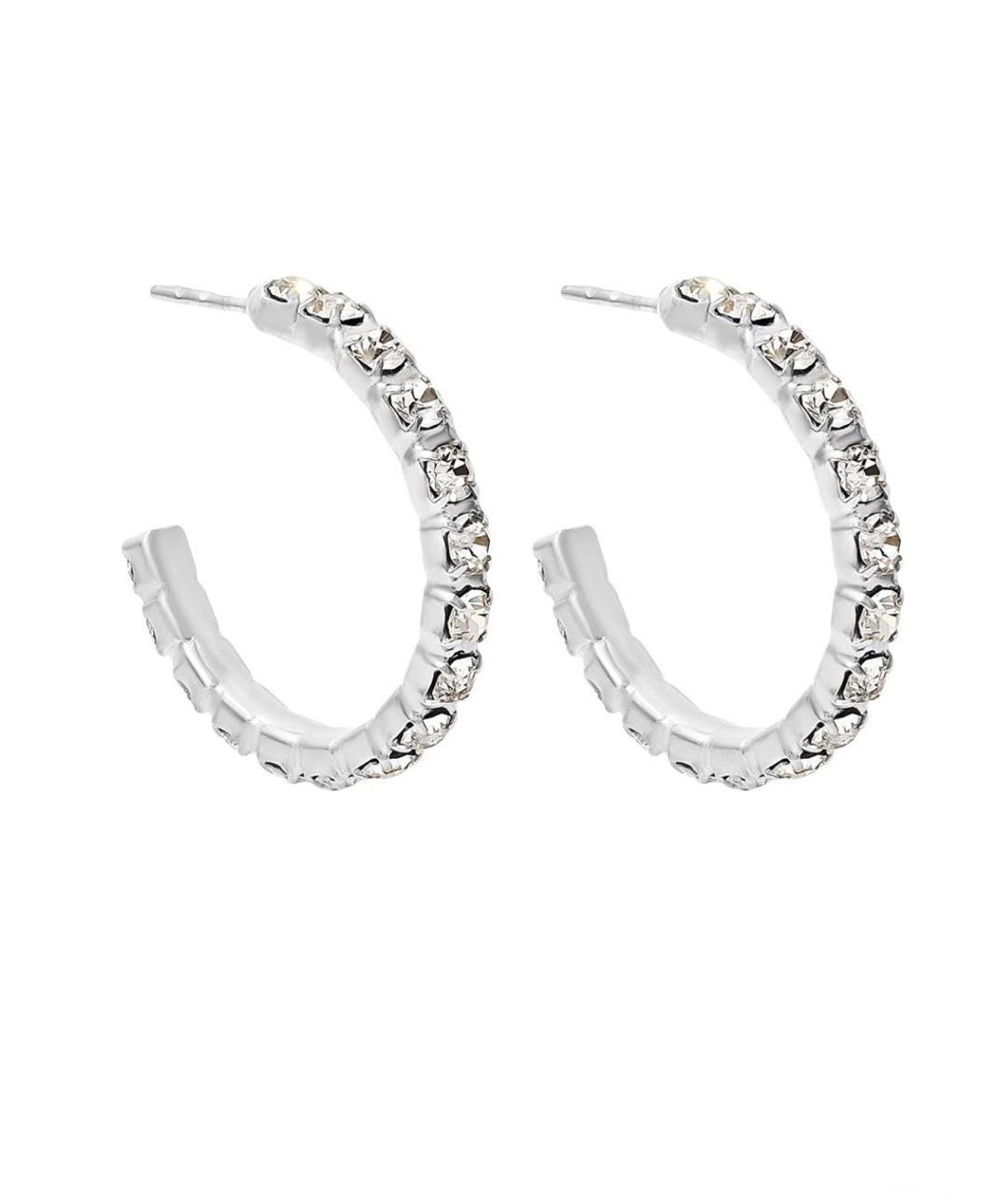 FORTE FORTE Серебряные стеклянные серьги, фото 1