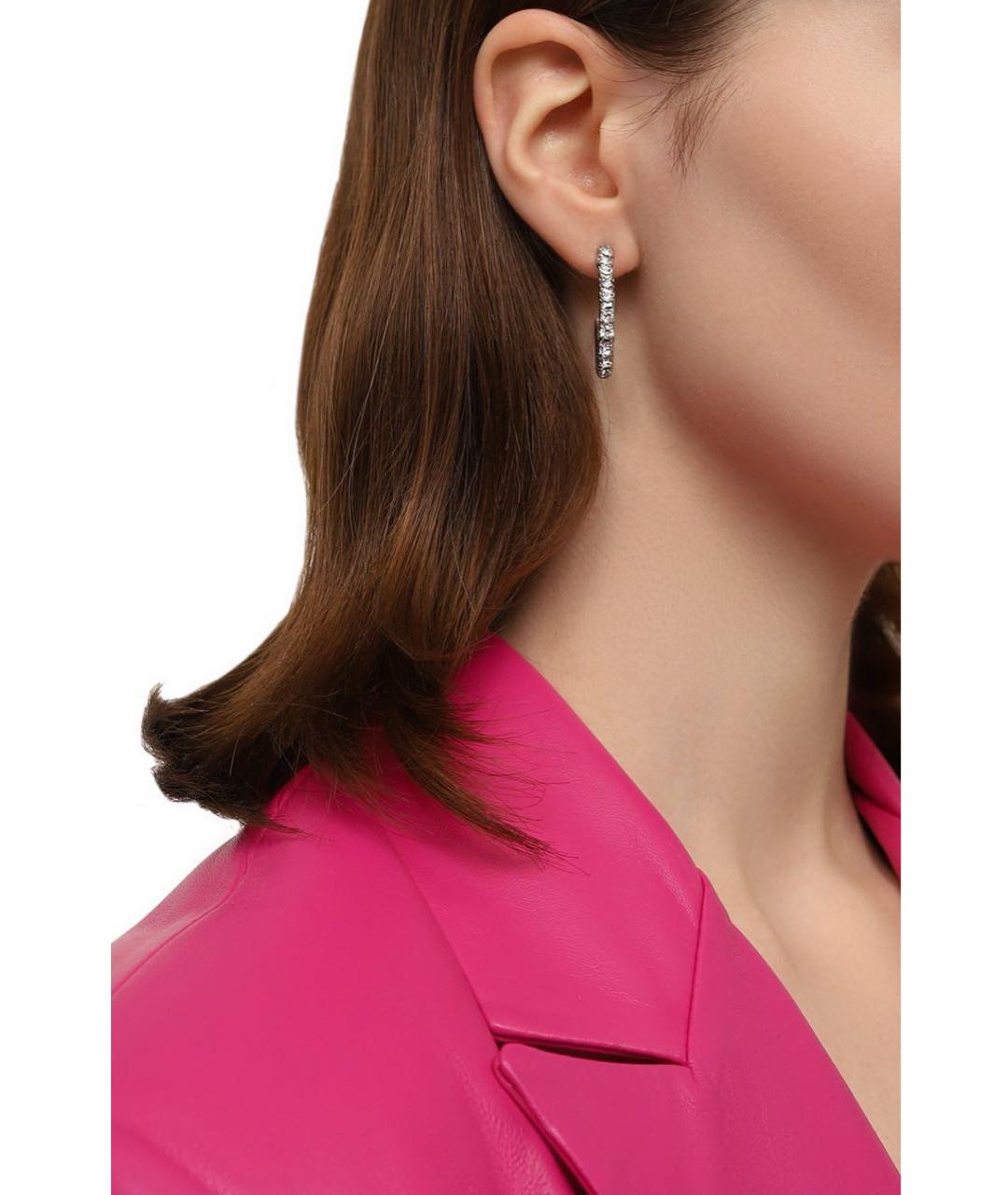 FORTE FORTE Серебряные стеклянные серьги, фото 2