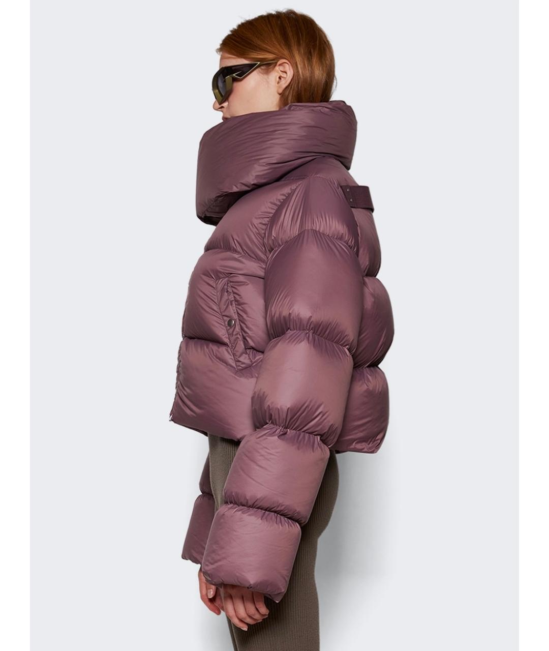 RICK OWENS Фиолетовый пуховик, фото 7