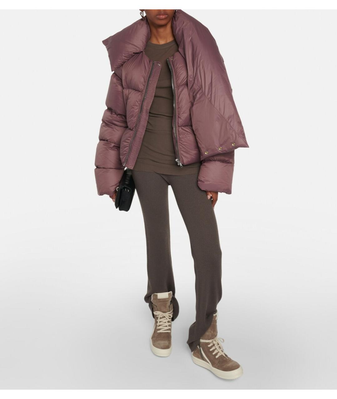 RICK OWENS Фиолетовый пуховик, фото 3