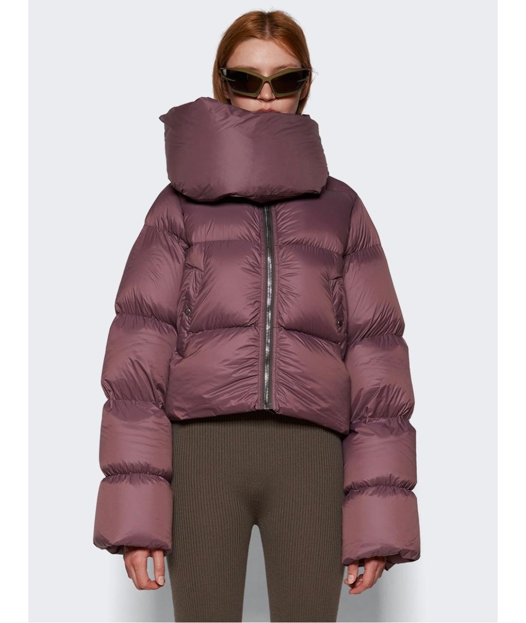 RICK OWENS Фиолетовый пуховик, фото 6