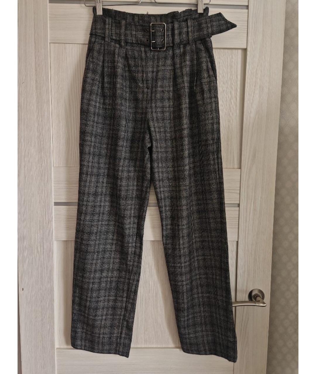 BRUNELLO CUCINELLI Серые шерстяные прямые брюки, фото 10