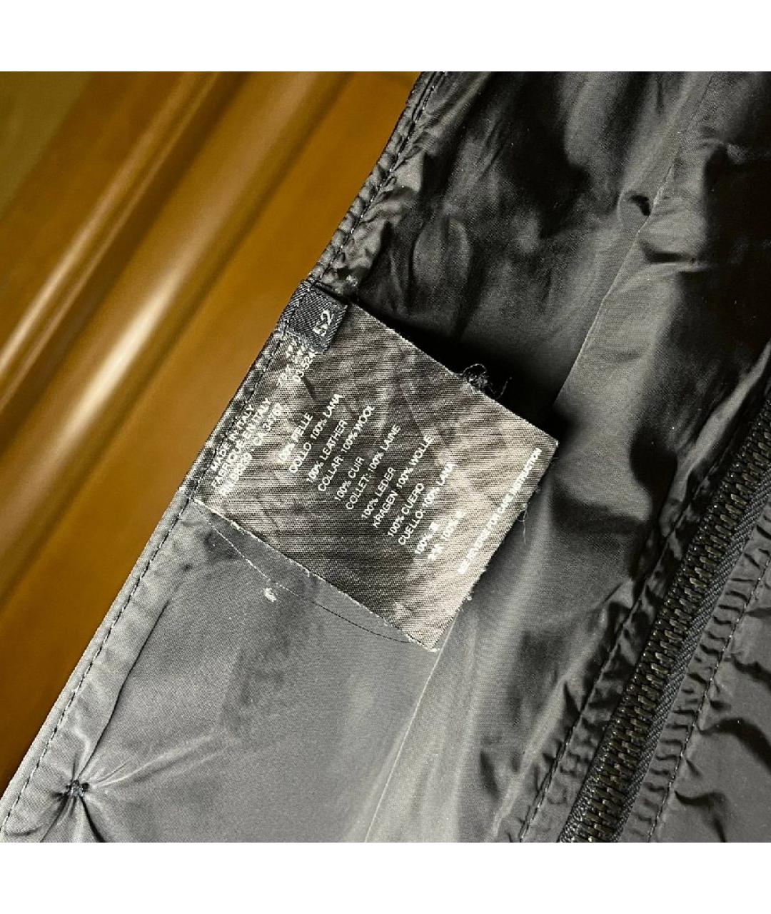 PRADA Антрацитовое шерстяное пальто, фото 7