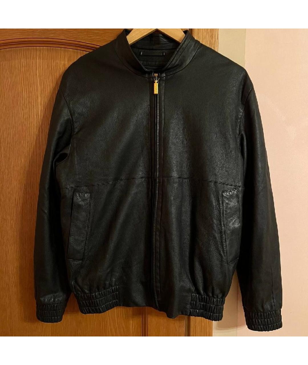ZILLI Черная кожаная куртка, фото 10