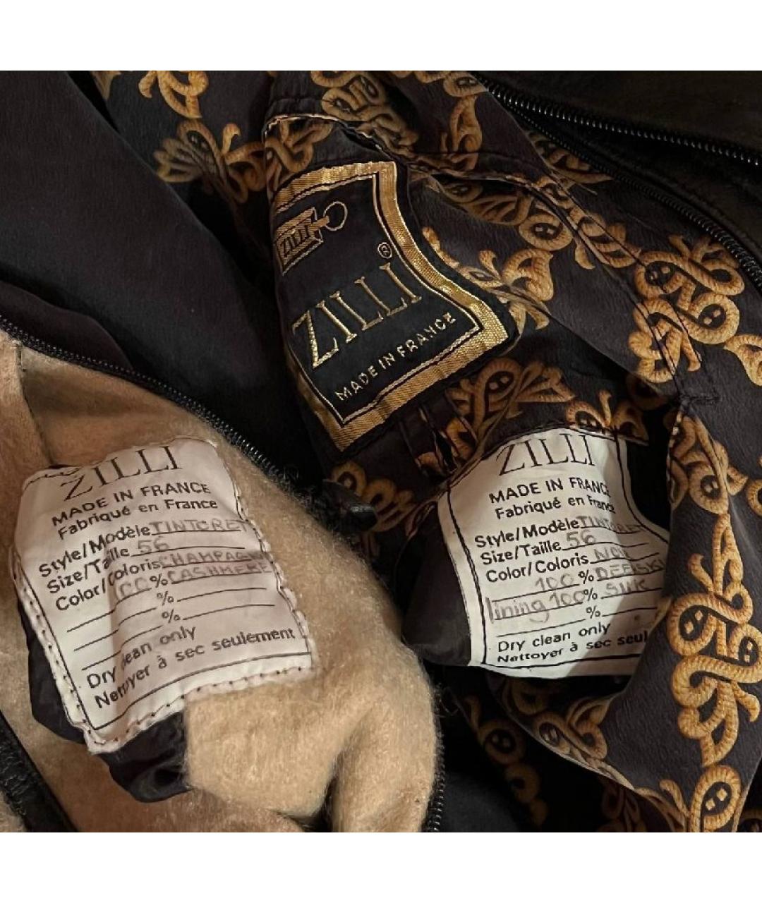 ZILLI Черная кожаная куртка, фото 7