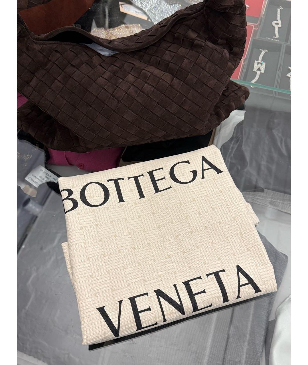 BOTTEGA VENETA Коричневая замшевая сумка с короткими ручками, фото 3