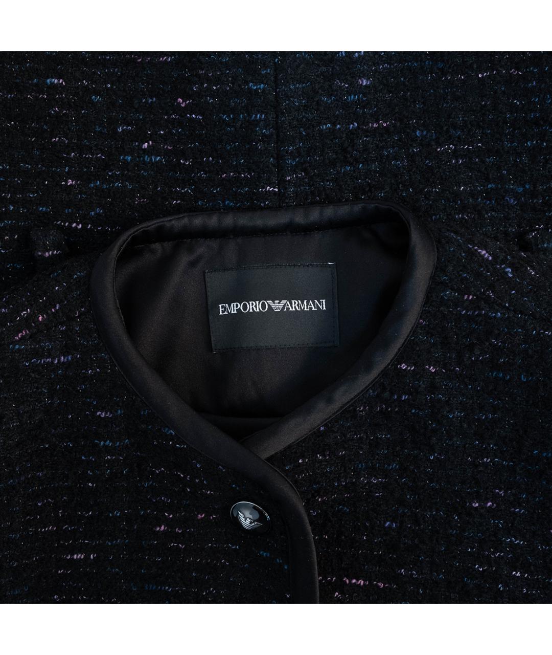 EMPORIO ARMANI Черный шерстяной жакет/пиджак, фото 3