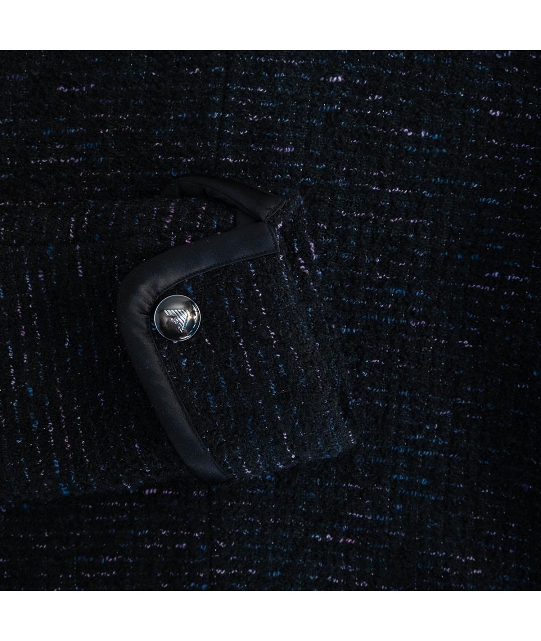 EMPORIO ARMANI Черный шерстяной жакет/пиджак, фото 5