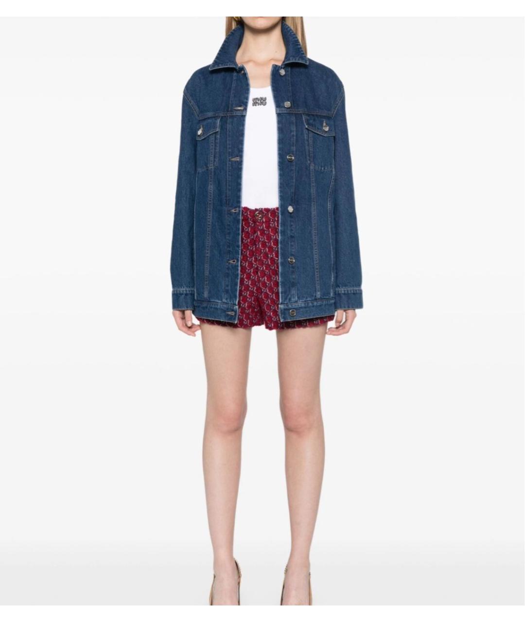 GUCCI Синяя деним куртка, фото 5