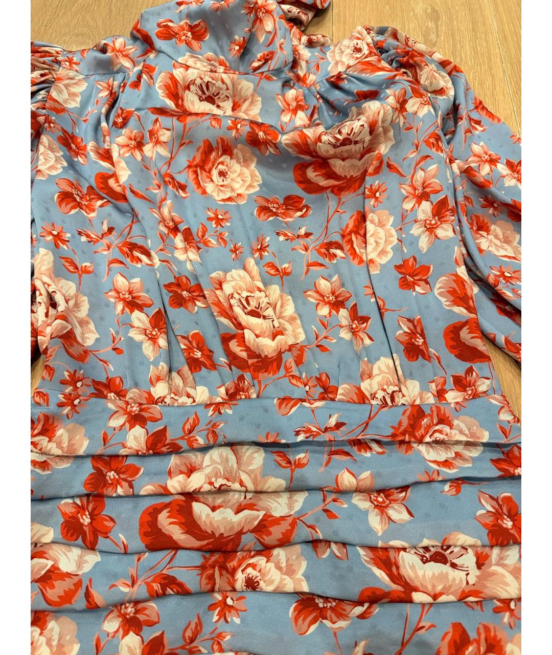 MAGDA BUTRYM Мульти шелковое коктейльное платье, фото 6