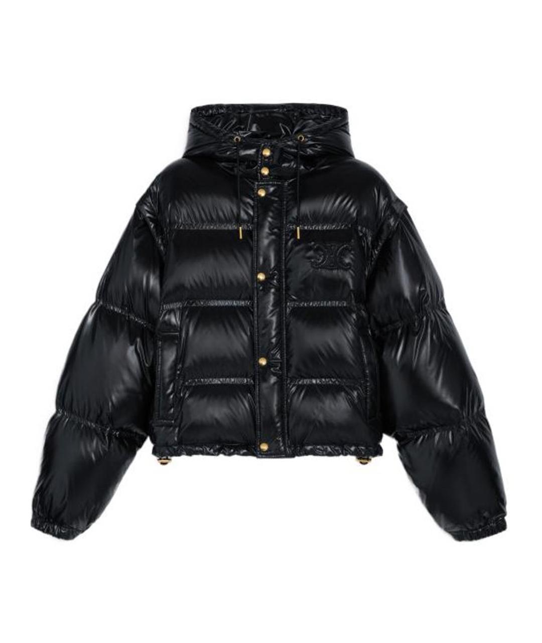 CELINE Черная полиэстеровая куртка, фото 1