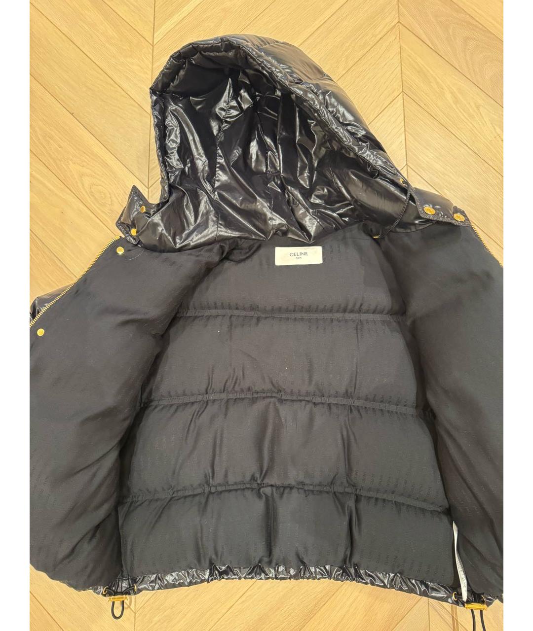 CELINE Черная полиэстеровая куртка, фото 3
