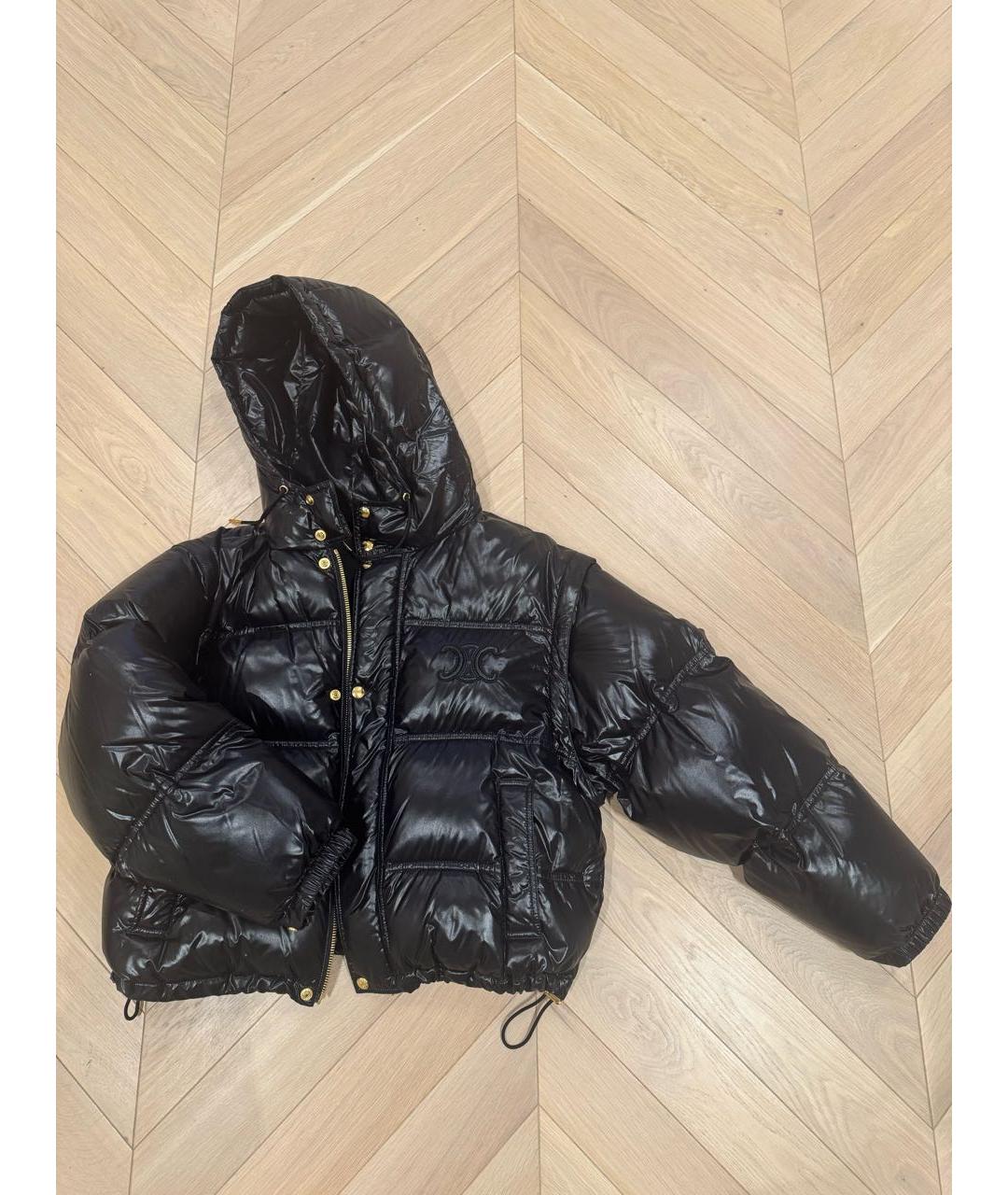 CELINE Черная полиэстеровая куртка, фото 5