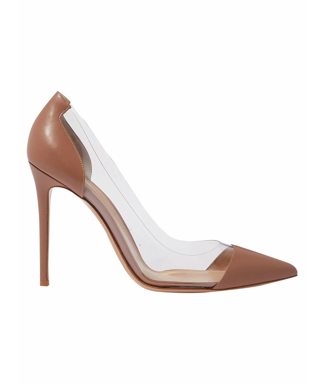 GIANVITO ROSSI Оранжевое туфли из лакированной кожи, фото 1