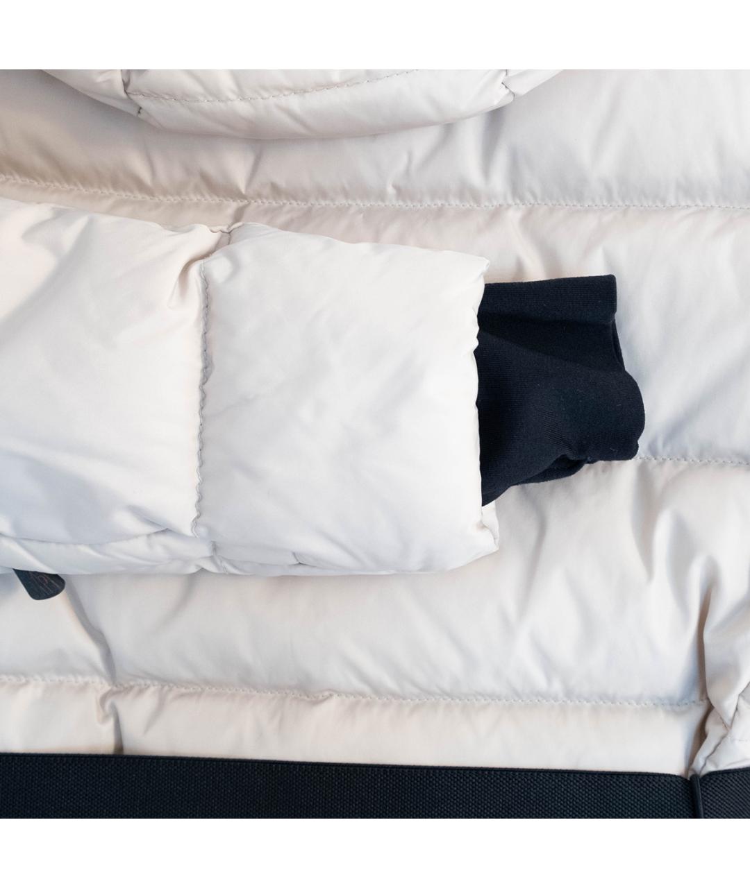 MONCLER GRENOBLE Бежевая полиамидовая куртка, фото 5
