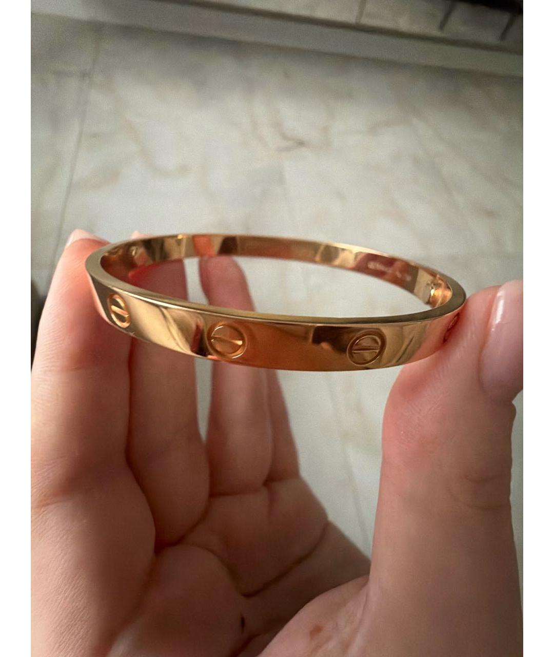 CARTIER Золотой браслет из желтого золота, фото 2