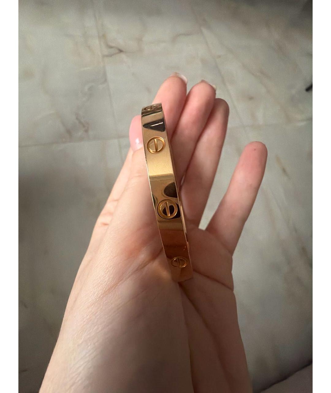 CARTIER Золотой браслет из желтого золота, фото 4