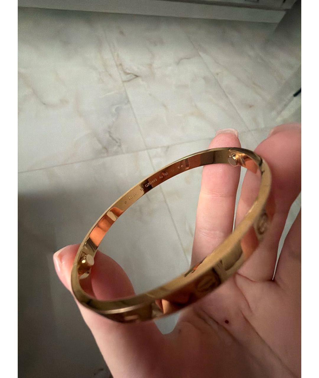 CARTIER Золотой браслет из желтого золота, фото 3