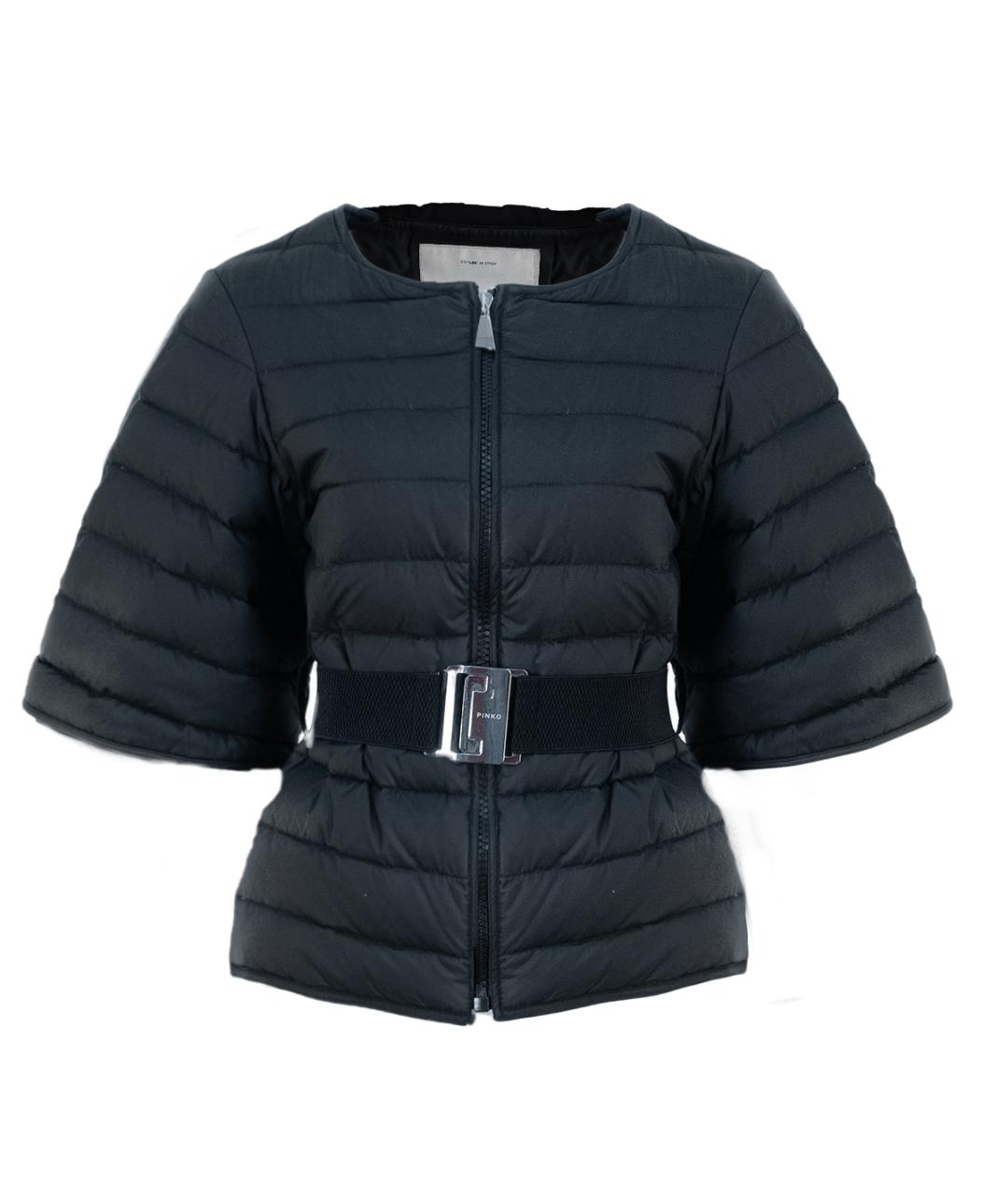PINKO Черная полиэстеровая куртка, фото 1