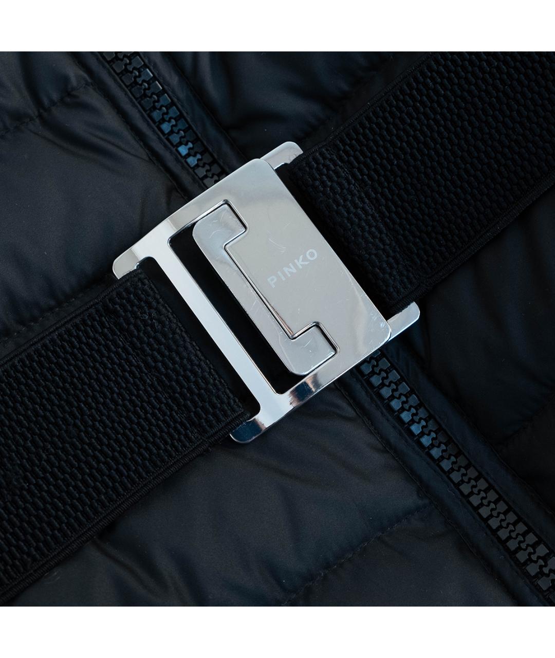 PINKO Черная полиэстеровая куртка, фото 4