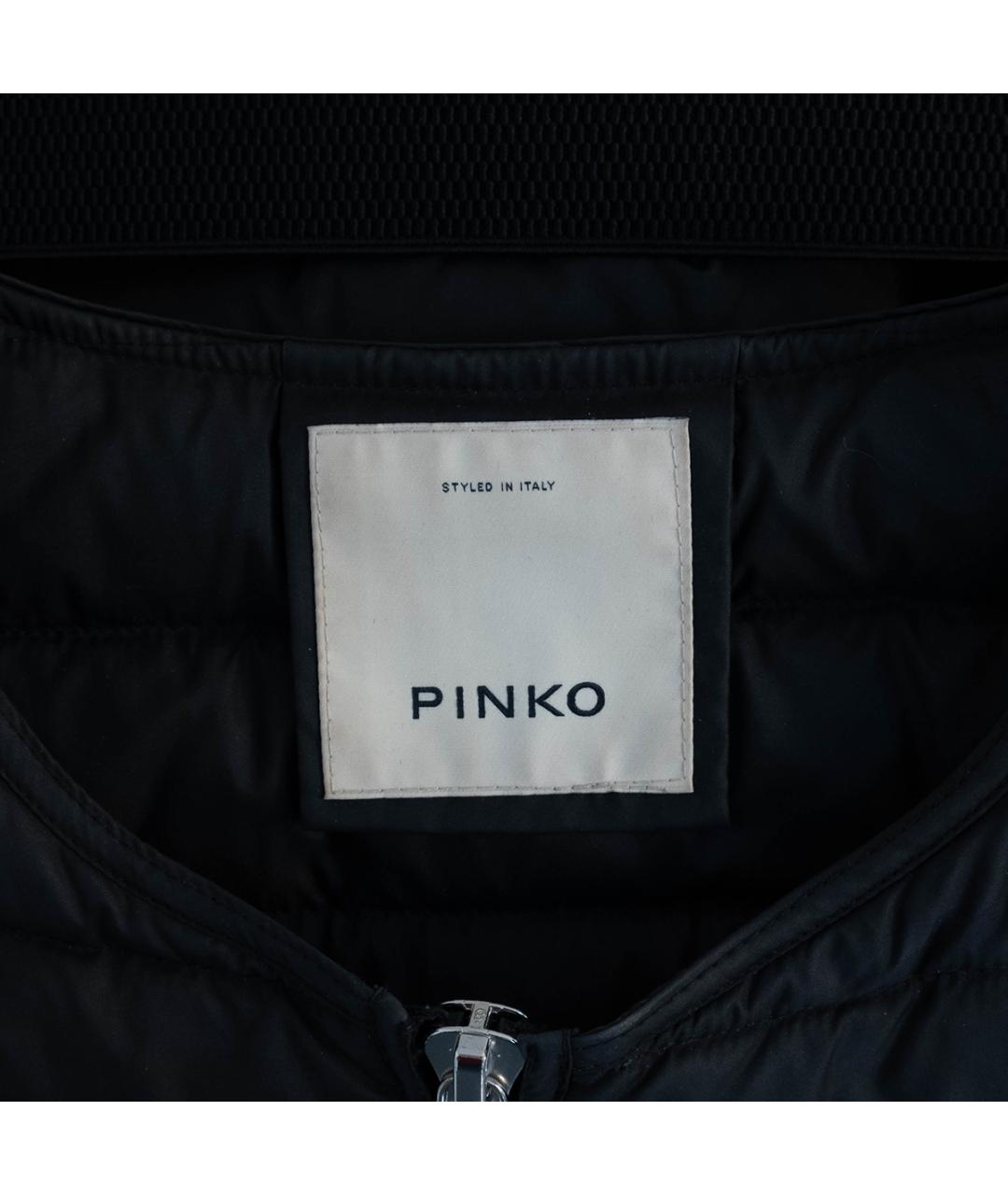 PINKO Черная полиэстеровая куртка, фото 3