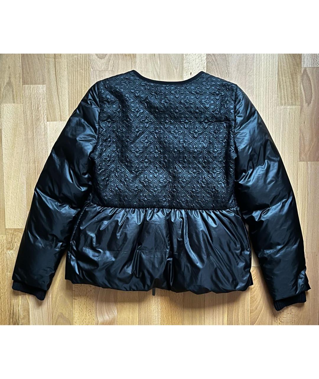 TORY BURCH Черный полиэстеровый пуховик, фото 2