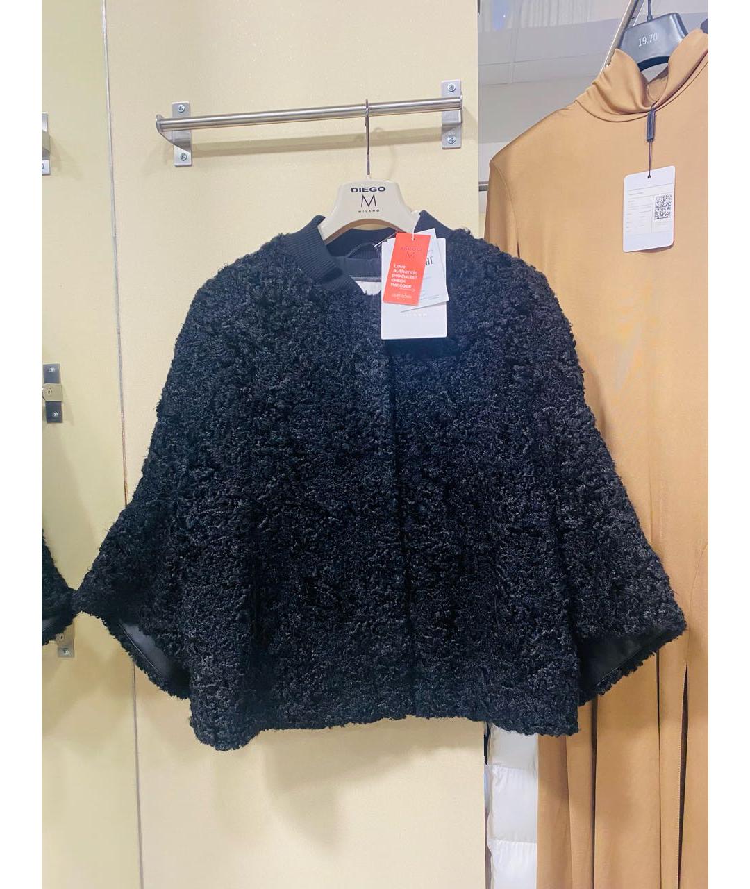 DIEGO M Черная шуба, фото 7