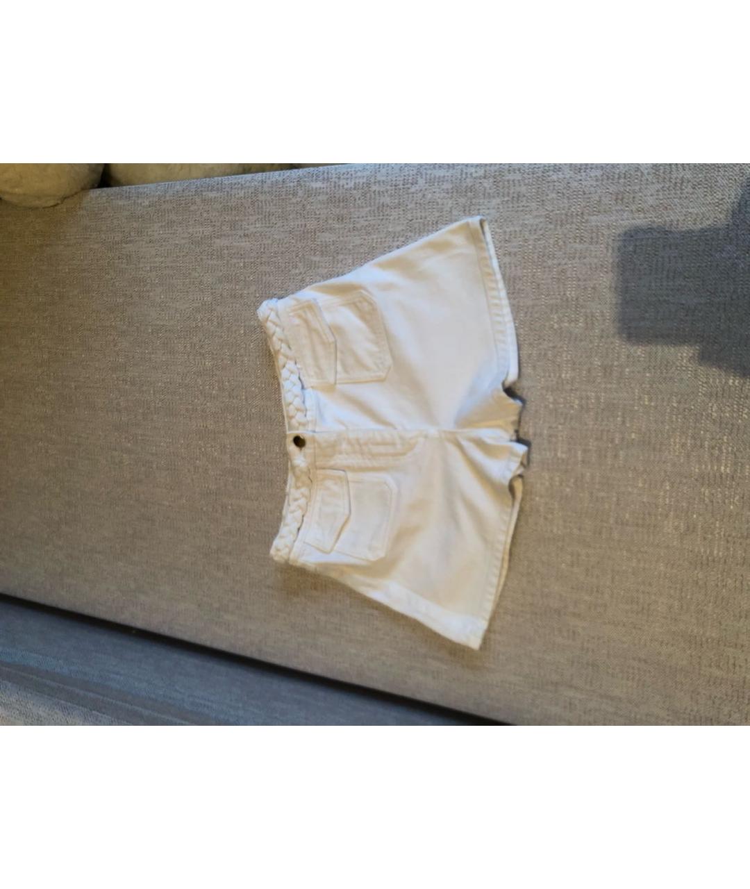 VALENTINO Белые хлопковые шорты, фото 6