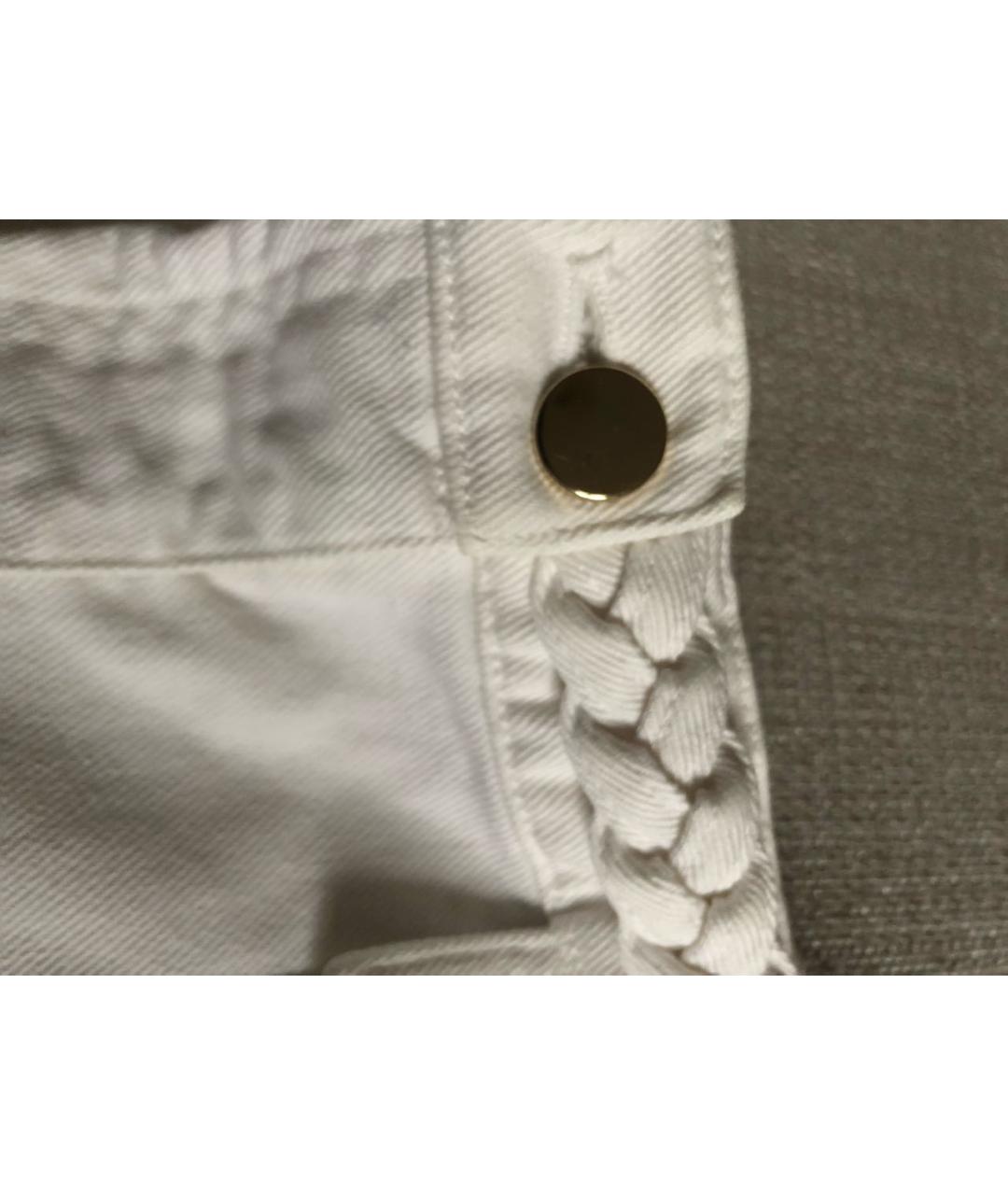 VALENTINO Белые хлопковые шорты, фото 3