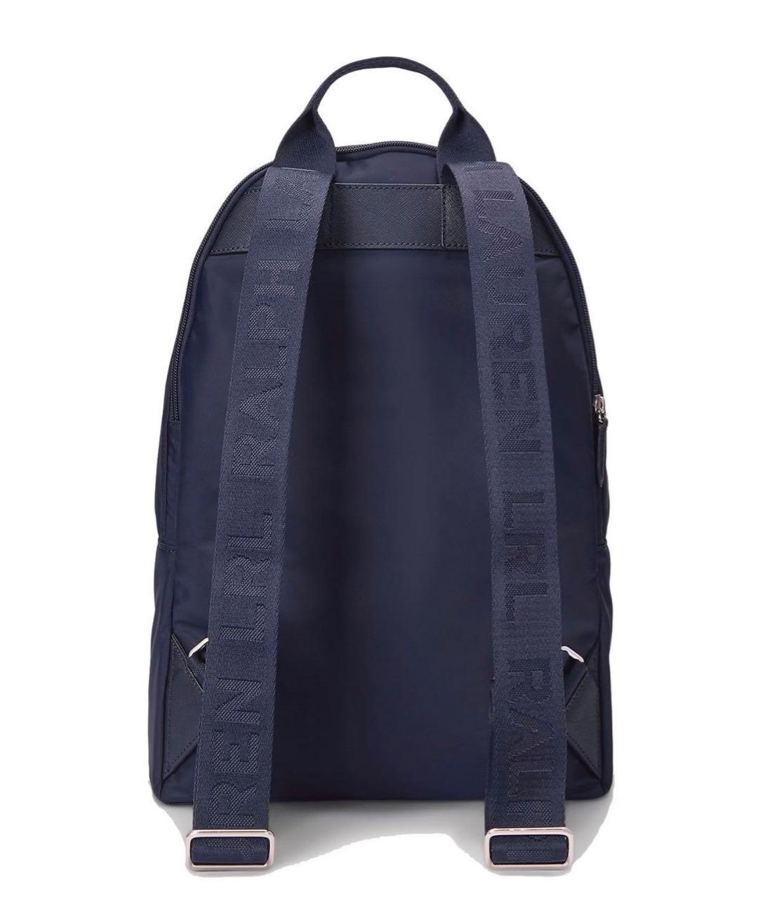 POLO RALPH LAUREN Темно-синий тканевый рюкзак, фото 3