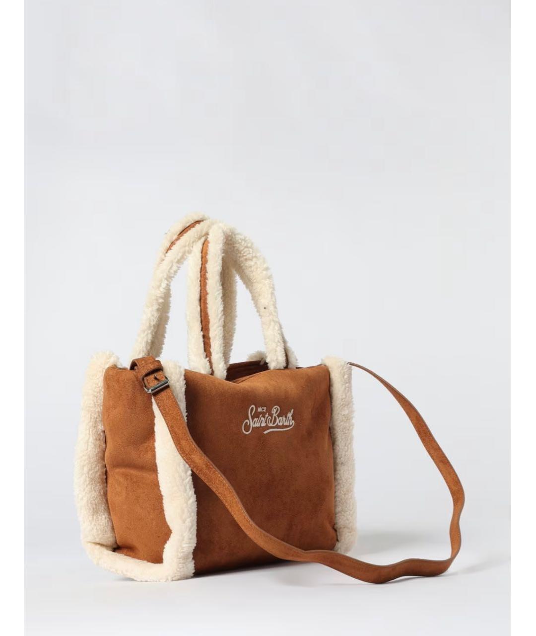 MC2 SAINT BARTH Коричневая сумка с короткими ручками, фото 2