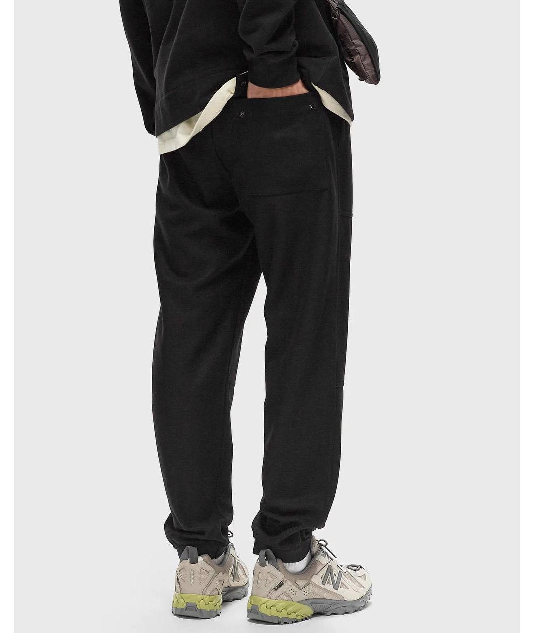 STONE ISLAND Черные повседневные брюки, фото 9