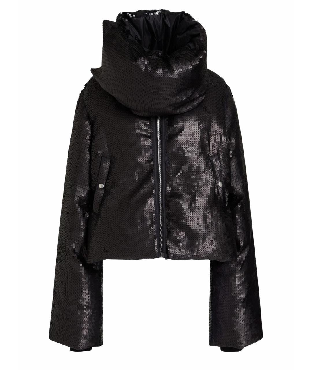 RICK OWENS Черный пуховик, фото 1