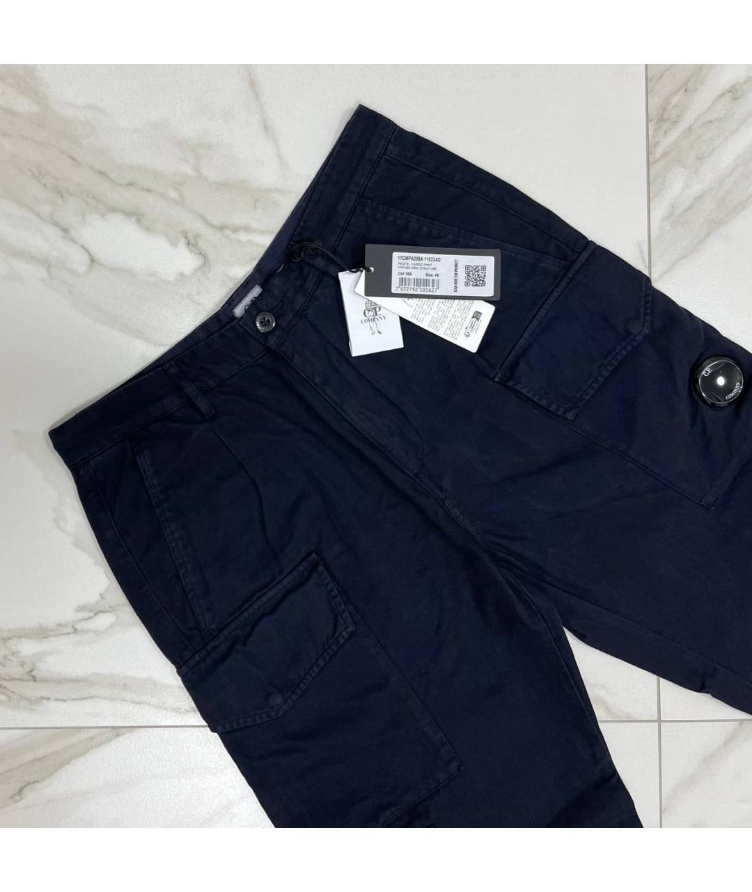 CP COMPANY Темно-синие повседневные брюки, фото 2