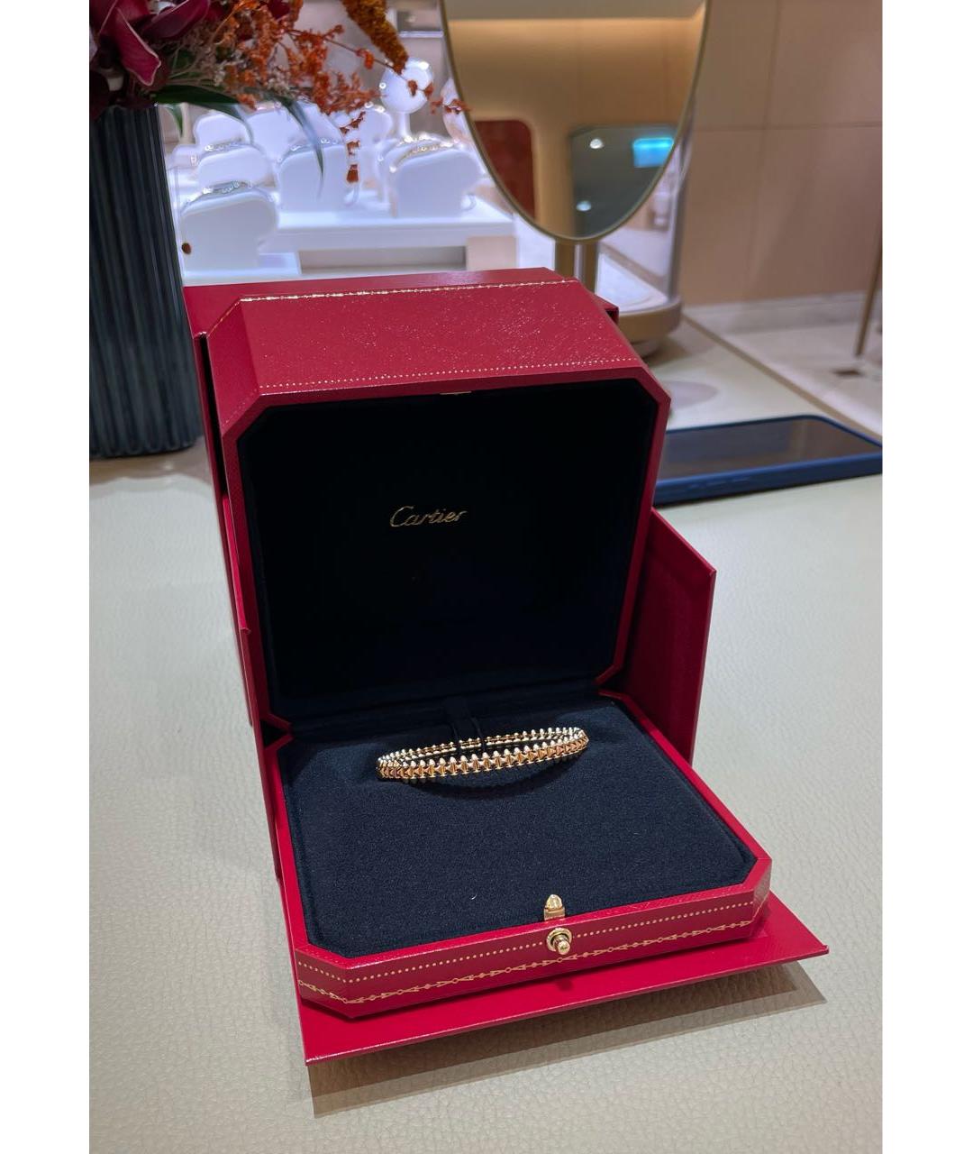 CARTIER Розовый браслет из розового золота, фото 4